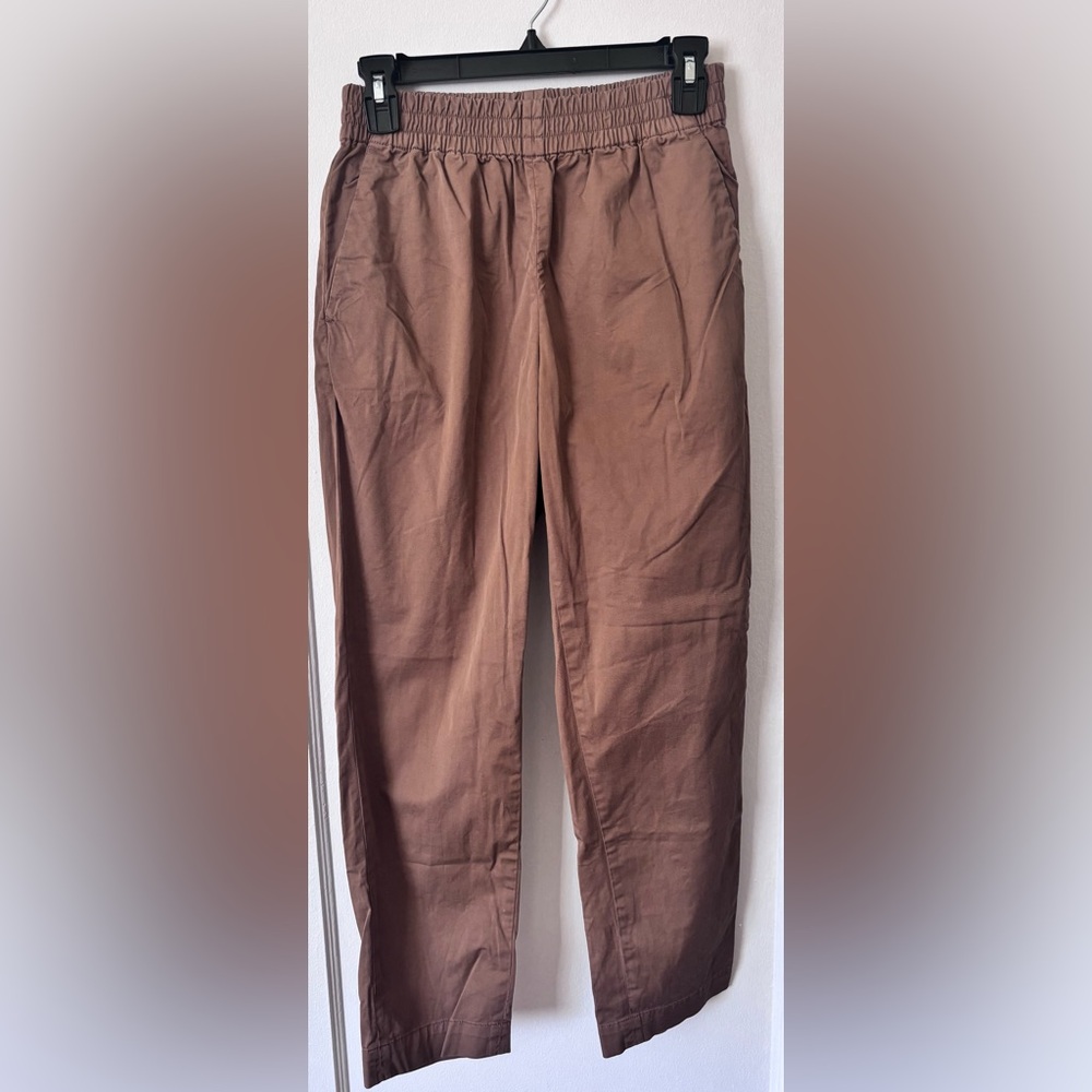 EVERLANE - The Easy Chino Cotton Pants Ochre Size 2